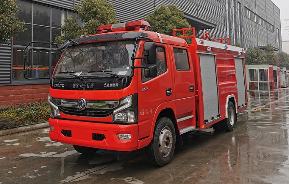 國六東風5噸消防車操作視頻！