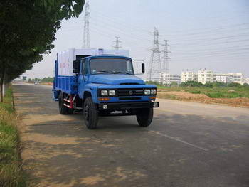 東風(fēng)140長(zhǎng)頭壓縮式垃圾車